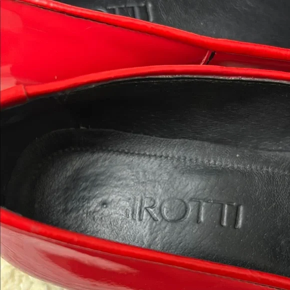 GEROTTI Red Italian Loafers, Tassels, Slip-ons, Size 9 (EU 40) - Picture 6 of 9